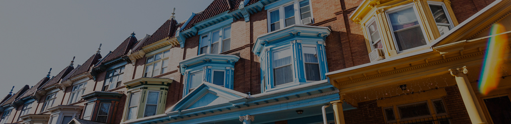 Victorian townhouses in Northern Virginia